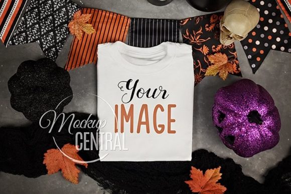 Download Flatlay Folded Halloween T-Shirt Fall - Premium Bundle